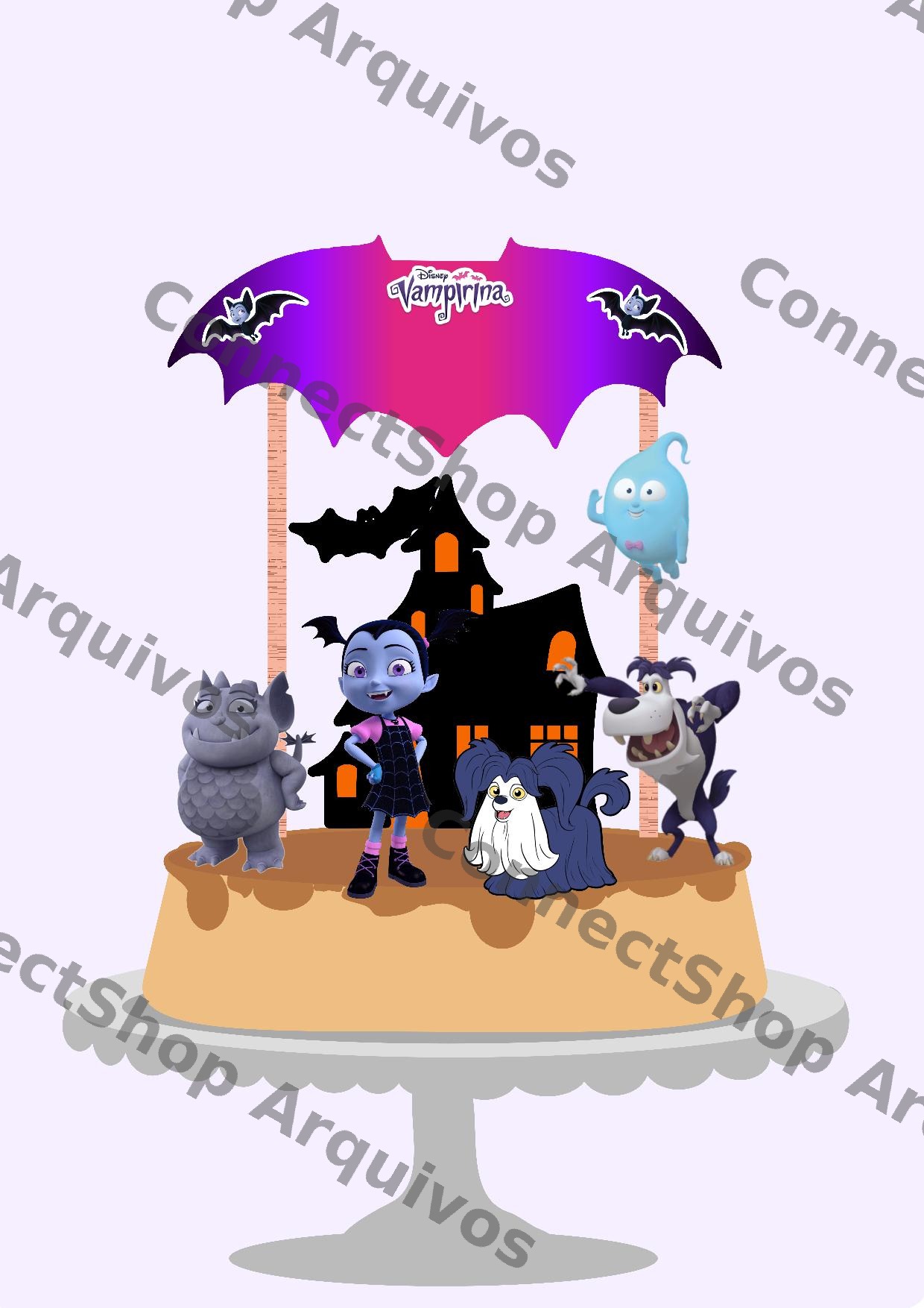Topo de Bolo - Vampirina