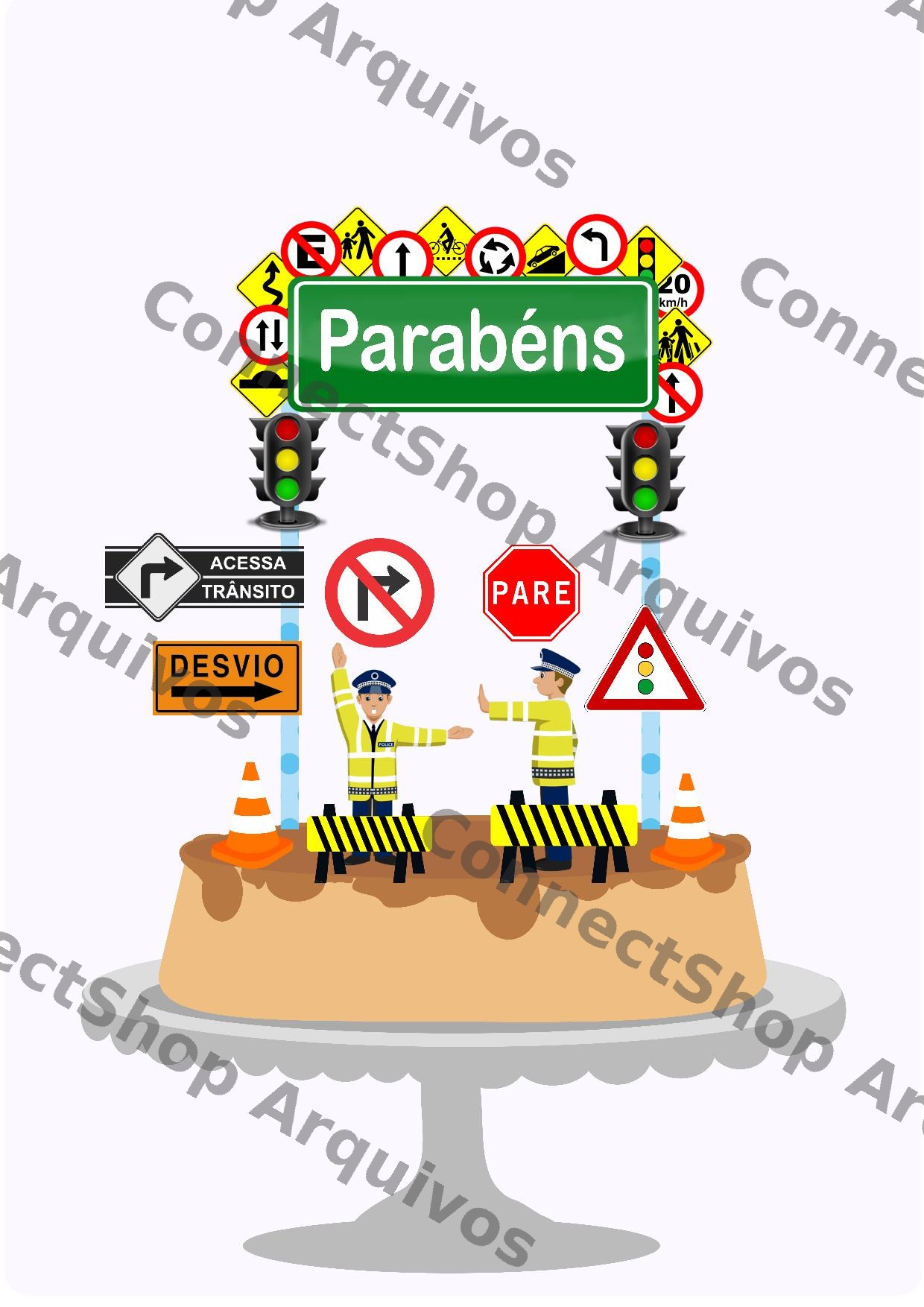 Topo de Bolo - Transito
