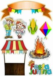 Topo de Bolo - Festa Junina