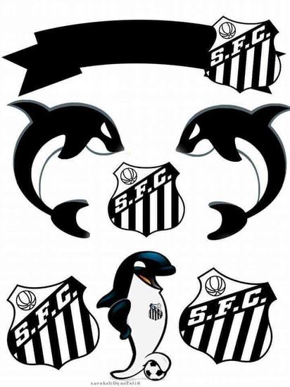 Topo de Bolo - Santos Futebol Clube