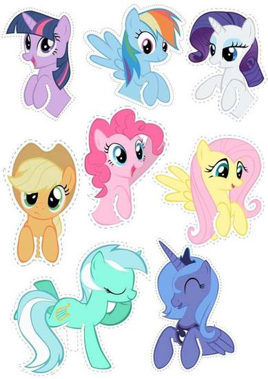 Topo de Bolo - My Little Pony