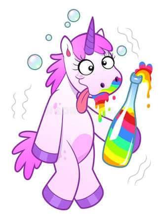 Topo de Bolo - Poney Pintando Arco-íris