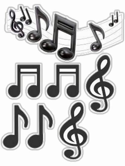 Topo de Bolo - Notas Musicais