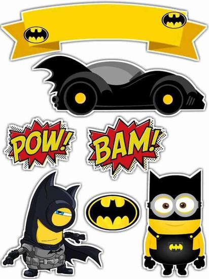 Topo de Bolo - Minion Batman