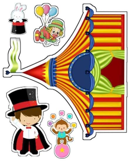 Topo de Bolo - Circo