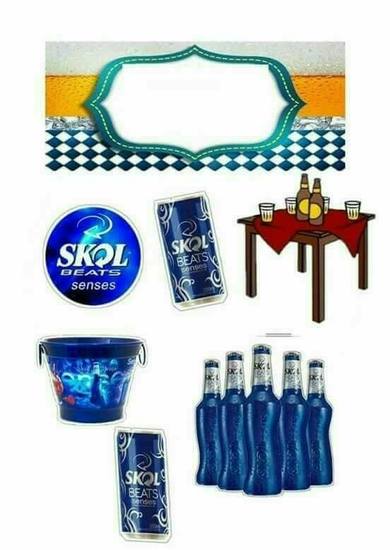 Topo de Bolo - Festa Skol Beats
