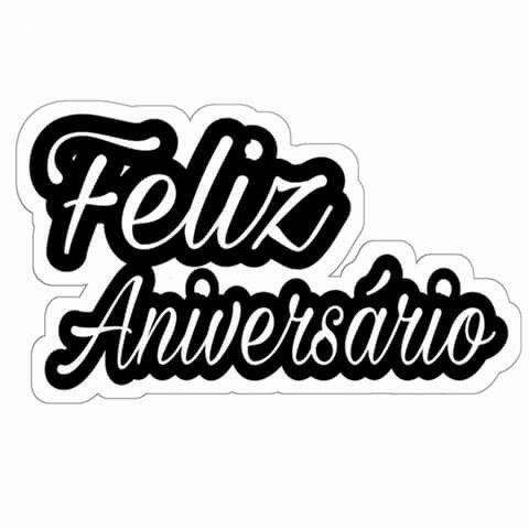 Topo de Bolo - Feliz Aniversário