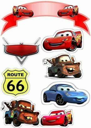 Topo de Bolo - Carros (Disney)