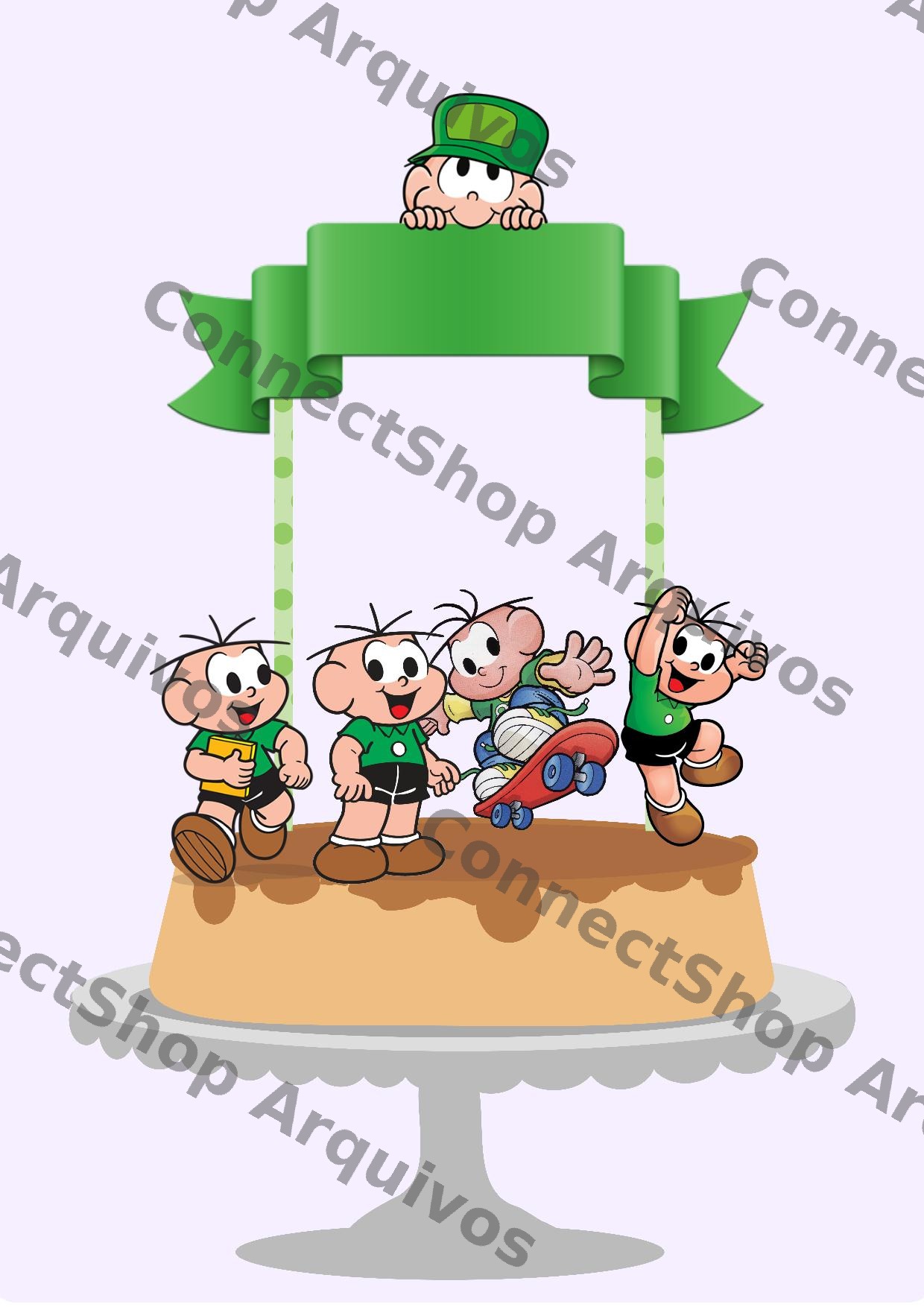 Topo de Bolo - Cebolinha