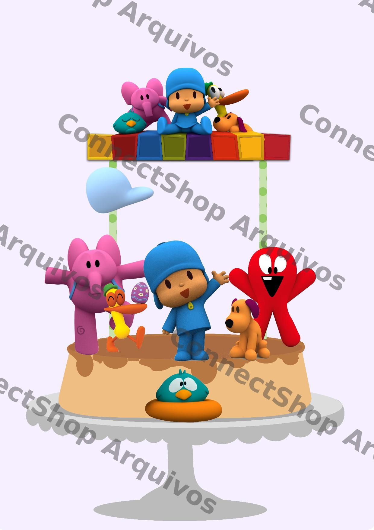 Topo de Bolo - Pocoyo