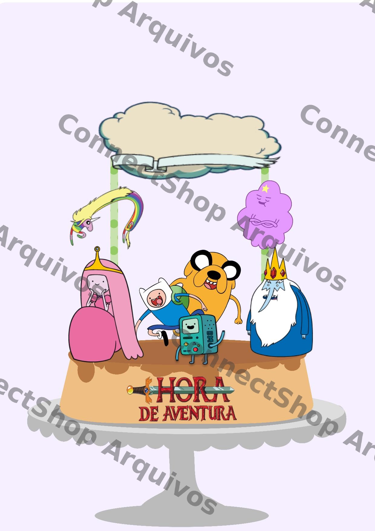 Topo de Bolo - Hora de Aventura